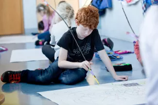 Die "Kunstklasse" in Tantow / Foto: Uwe Hauth