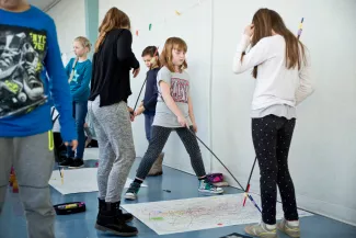 Die "Kunstklasse" in Tantow / Foto: Uwe Hauth