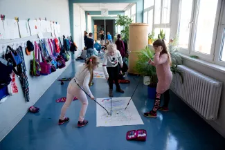 Die "Kunstklasse" in Tantow / Foto: Uwe Hauth