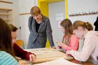 Bild zu Ministerin Münch in Brandenburg an der Havel