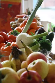 Verschiedenes Obst und Gemüse