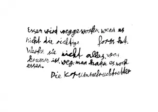 Text zu Lebensmittelverschwendung