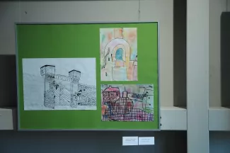 Bilder in einem Rahmen