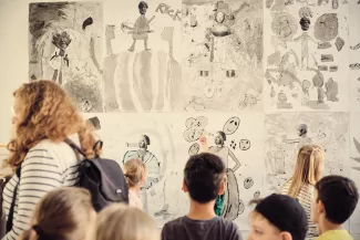 Klasse:Kunst Ausstellung "Phantasie & Weltenwunder"