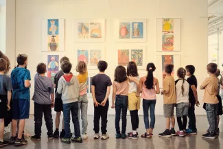 Klasse:Kunst Ausstellung "Phantasie & Weltenwunder"