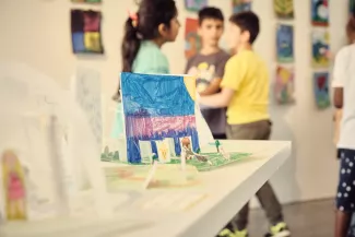 Klasse:Kunst Ausstellung "Phantasie & Weltenwunder"