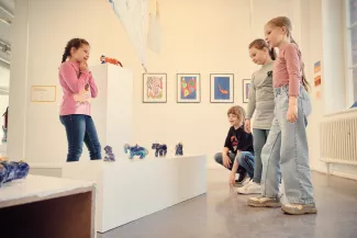 Klasse:Kunst Ausstellung "Phantasie & Weltenwunder"