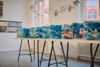 Klasse:Kunst Ausstellung "Abtauchen" @T.Stadler