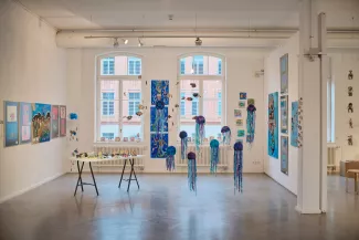 Klasse:Kunst Ausstellung "Abtauchen" @T.Stadler