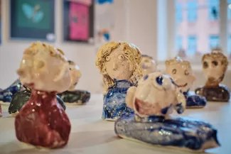 Klasse:Kunst Ausstellung "Abtauchen" @T.Stadler