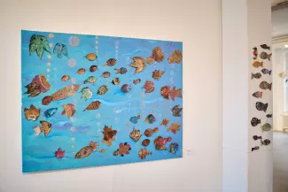 Klasse:Kunst Ausstellung "Abtauchen" @T.Stadler