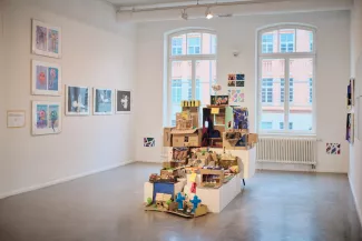 Klasse:Kunst Ausstellung "Abtauchen" @T.Stadler