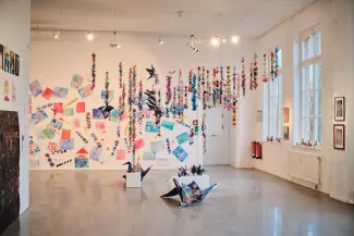 Klasse:Kunst Ausstellung "Abtauchen" @T.Stadler